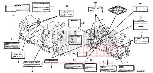 WARNETIKETT (GL18007/8) GL18007 de 2007